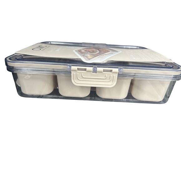 Cook With Color Snack Box New Beige Tan With 8 Compartments - Picture 2 of 7